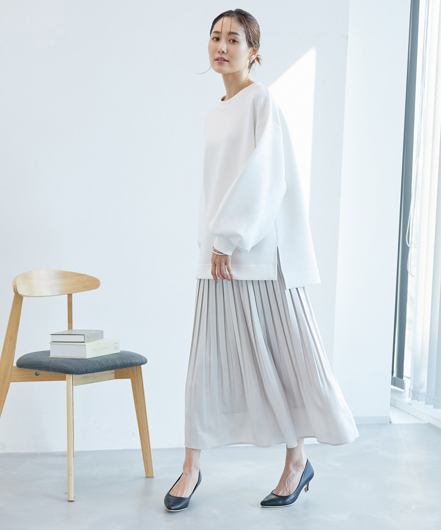 Rope&rsquo;Picnic「着丈が選べるダンボールプルオーバー」|スウェット・ジャージ|