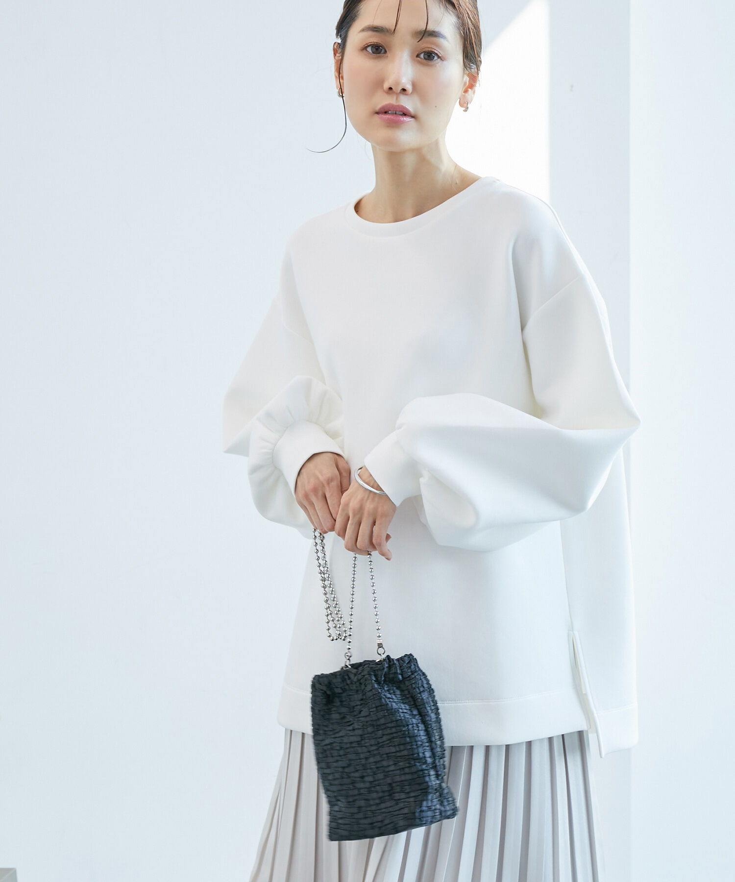 Rope&rsquo;Picnic「着丈が選べるダンボールプルオーバー」|スウェット・ジャージ|