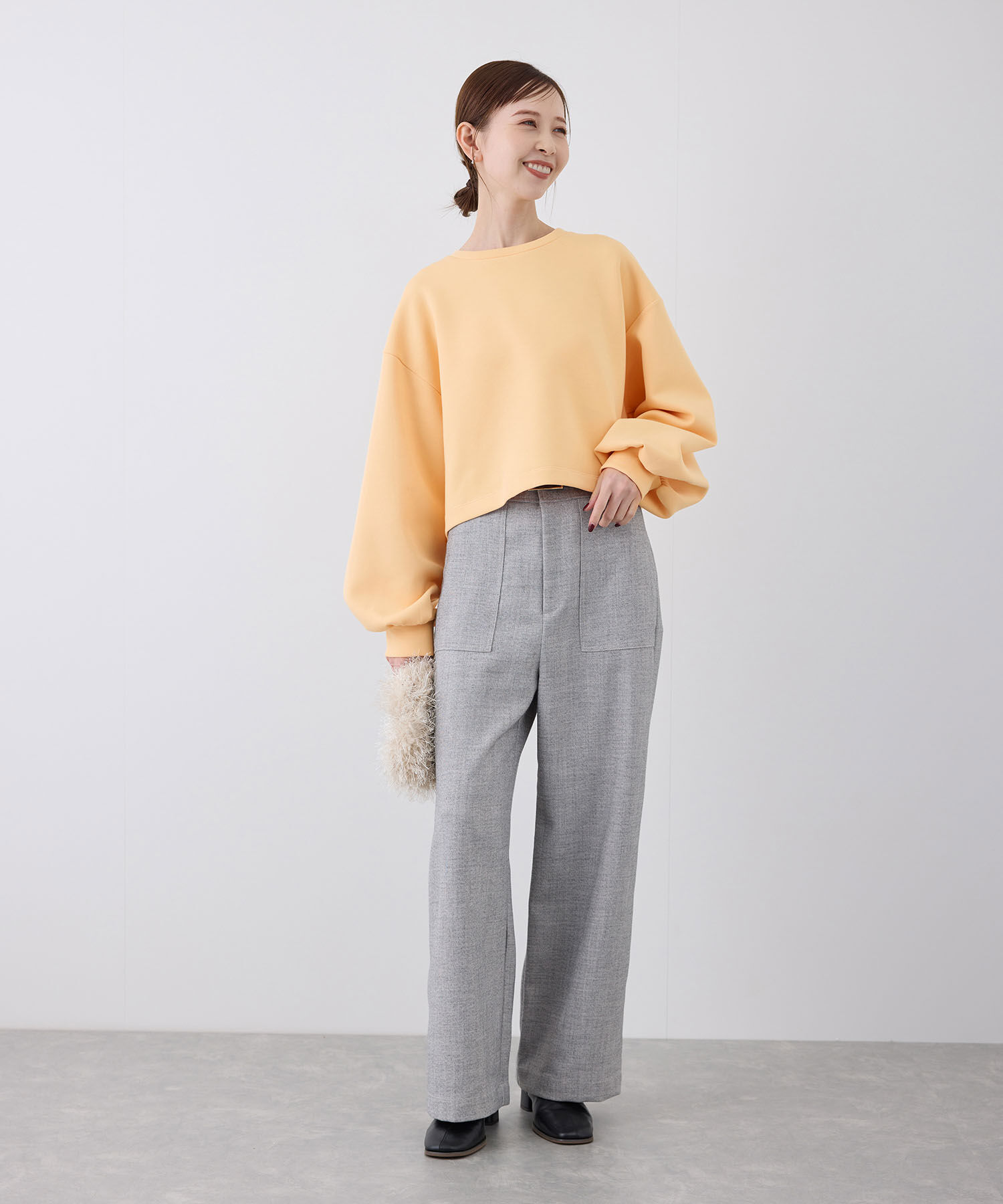 Rope&rsquo;Picnic「着丈が選べるダンボールプルオーバー」|スウェット・ジャージ|