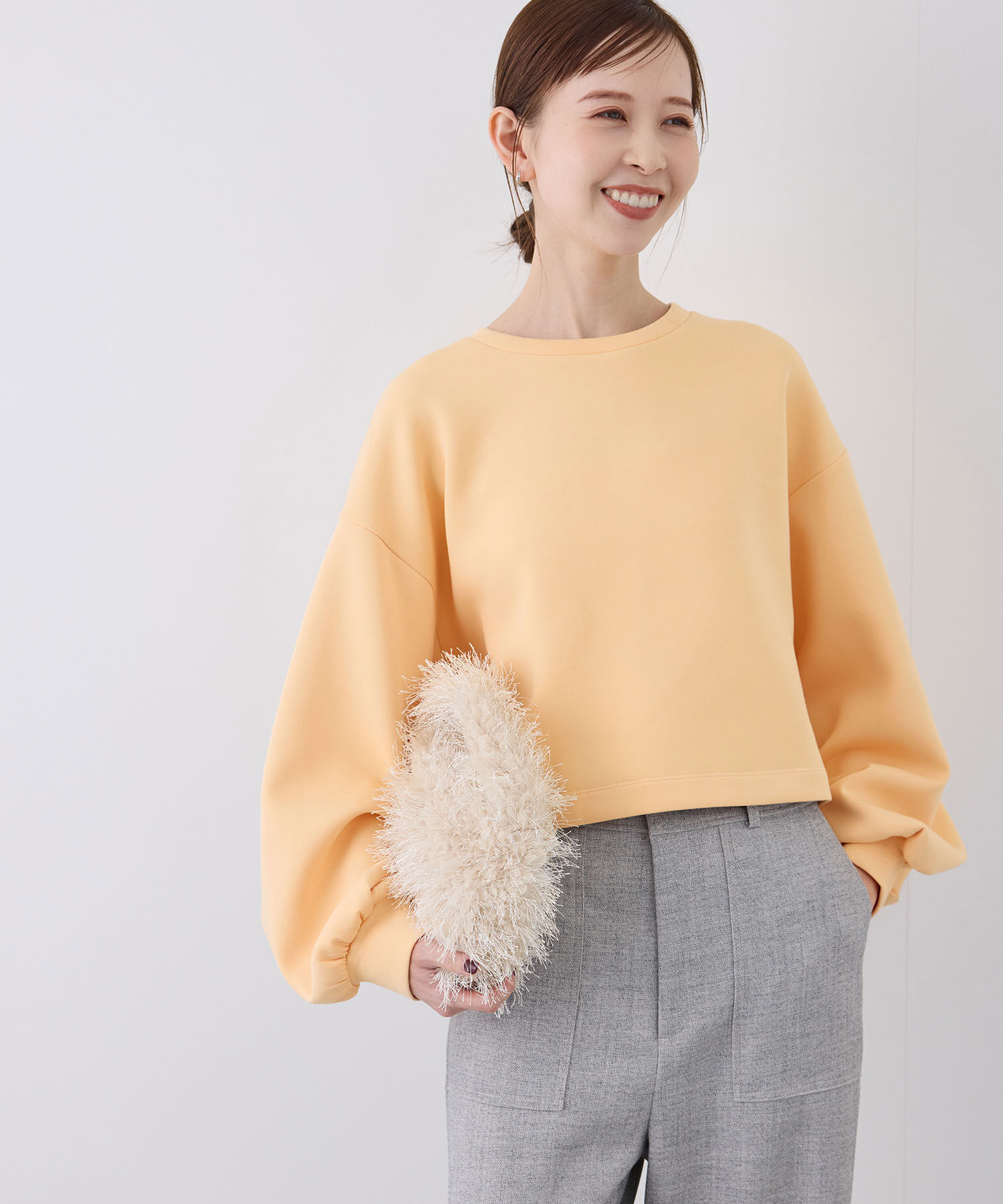 Rope&rsquo;Picnic「着丈が選べるダンボールプルオーバー」|スウェット・ジャージ|