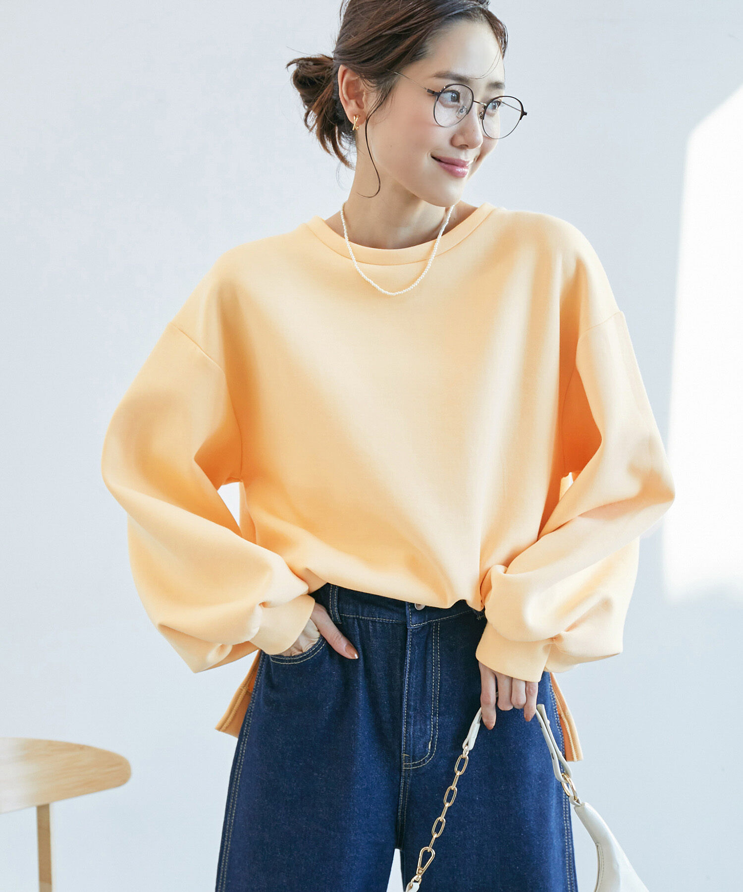 Rope&rsquo;Picnic「着丈が選べるダンボールプルオーバー」|スウェット・ジャージ|