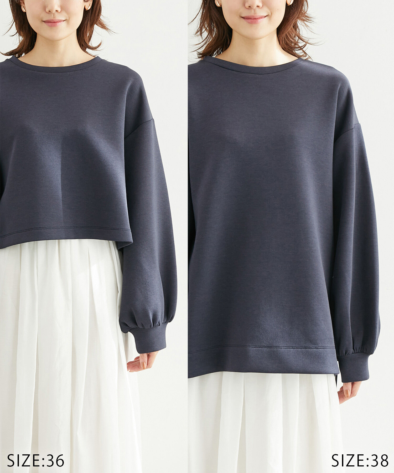 Rope&rsquo;Picnic「着丈が選べるダンボールプルオーバー」|スウェット・ジャージ|