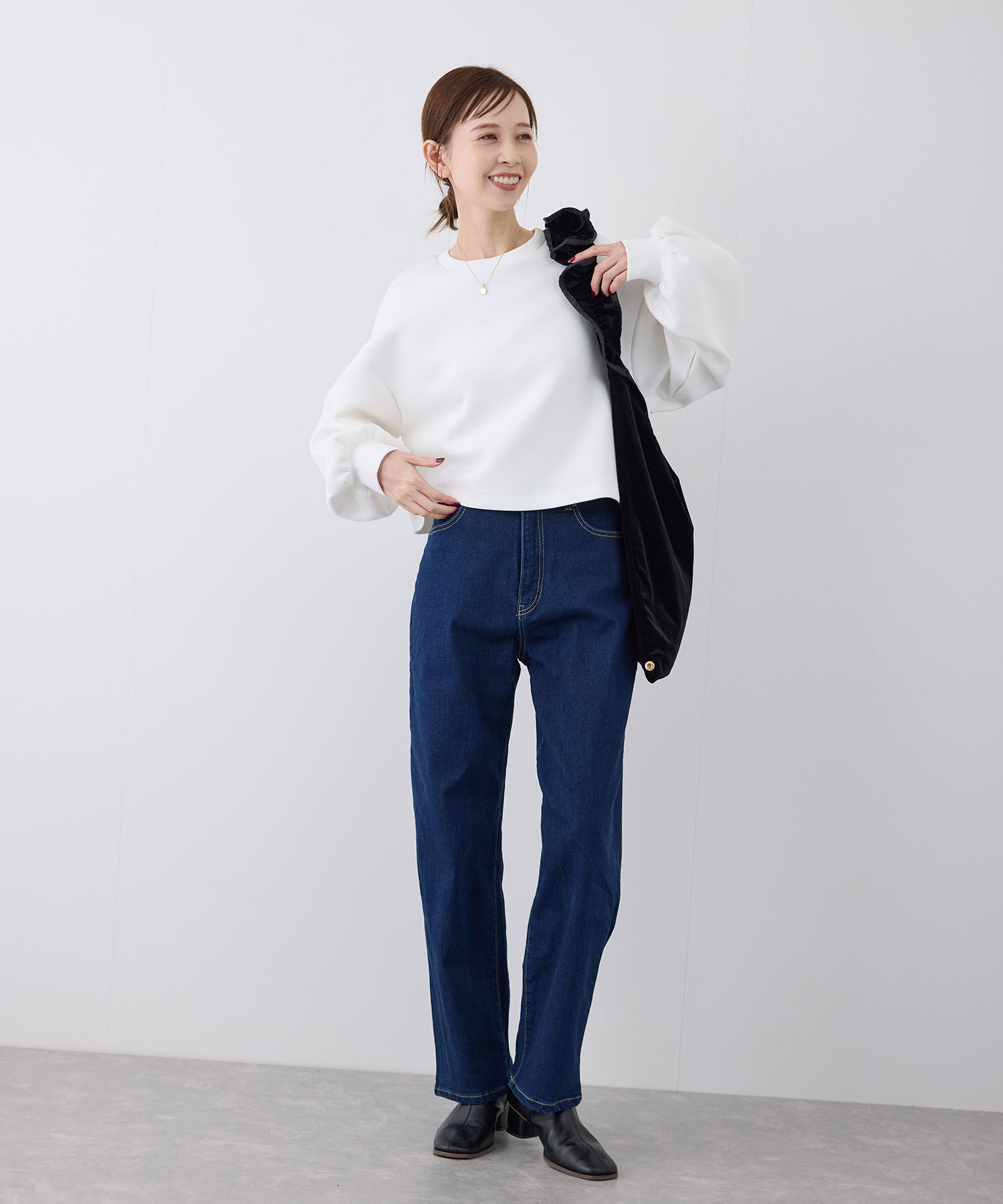 Rope&rsquo;Picnic「着丈が選べるダンボールプルオーバー」|スウェット・ジャージ|