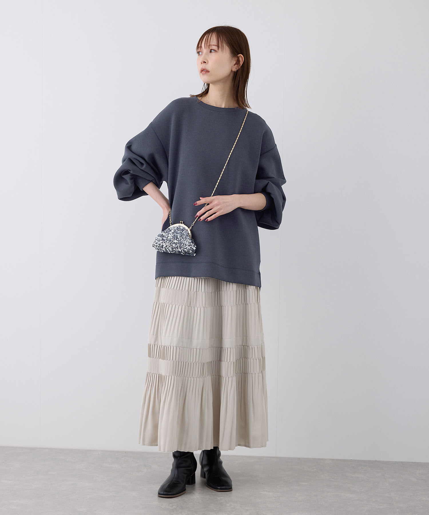 Rope&rsquo;Picnic「着丈が選べるダンボールプルオーバー」|スウェット・ジャージ|