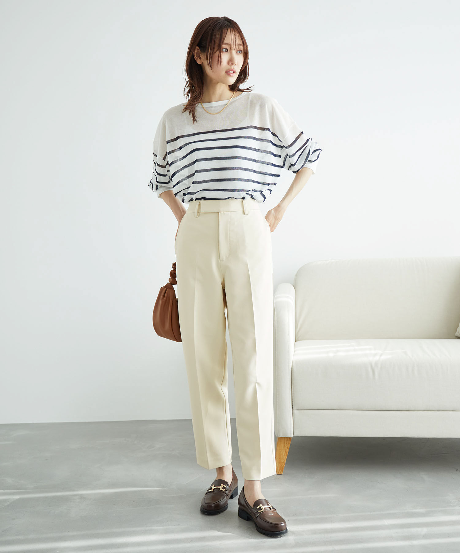 Rope&rsquo;Picnic「カラーテーパードパンツ」|その他|