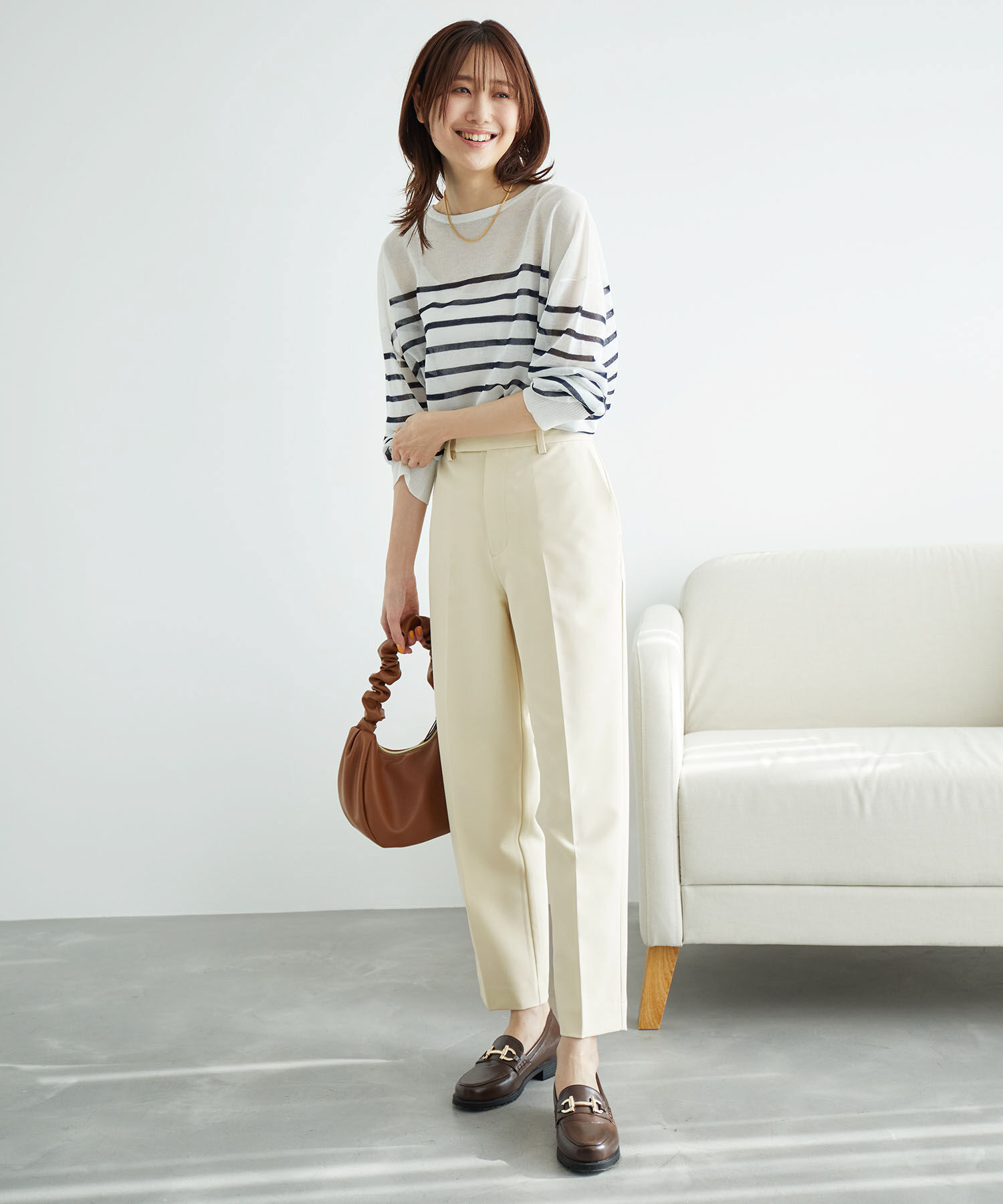 Rope&rsquo;Picnic「カラーテーパードパンツ」|その他|