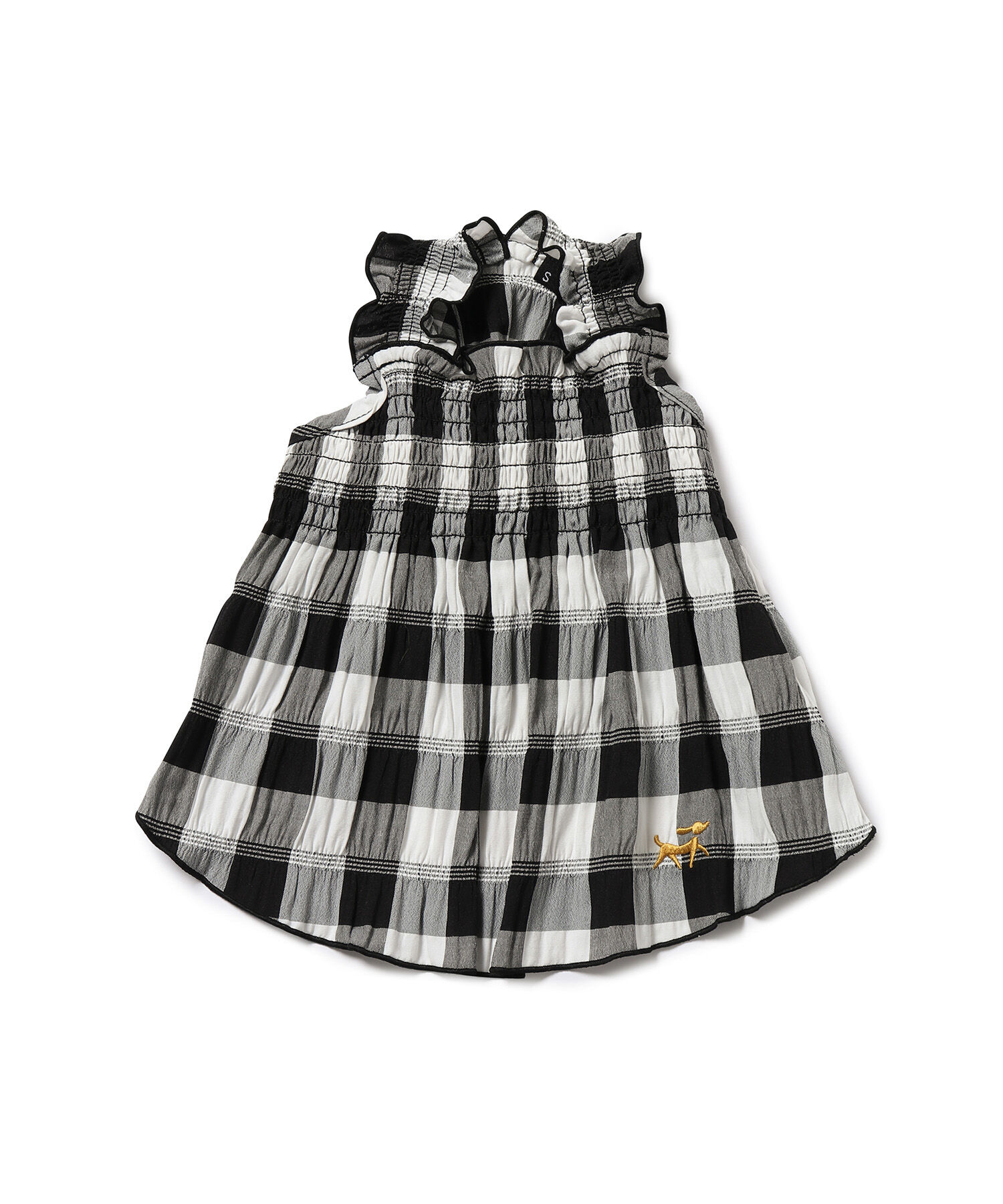 ROPE PICNIC PASSAGE「【DOG】ギンガムチェック柄ワンピース」|その他|