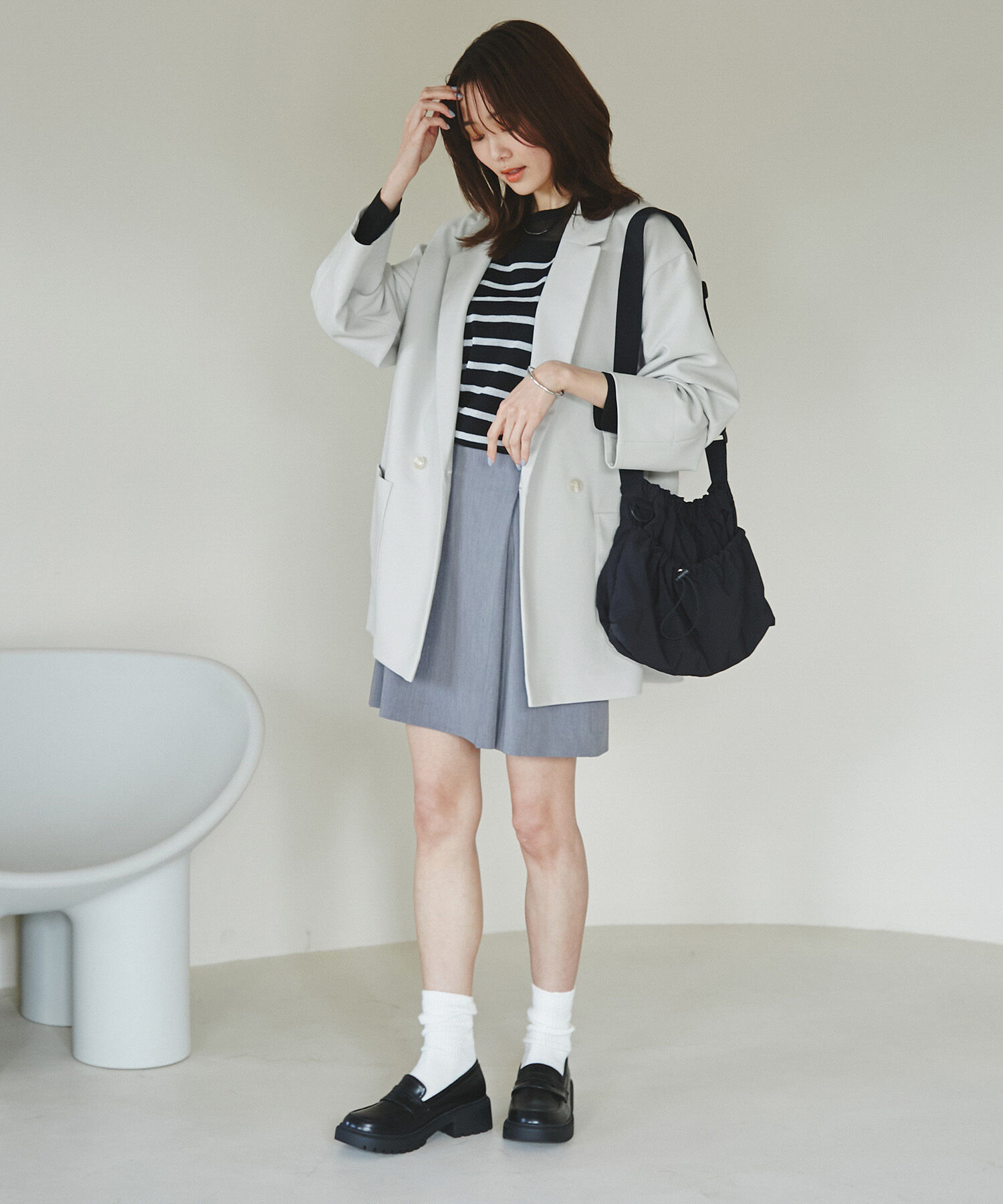 Rope&rsquo;Picnic「オーバーコートジャケット」|テーラードジャケット|