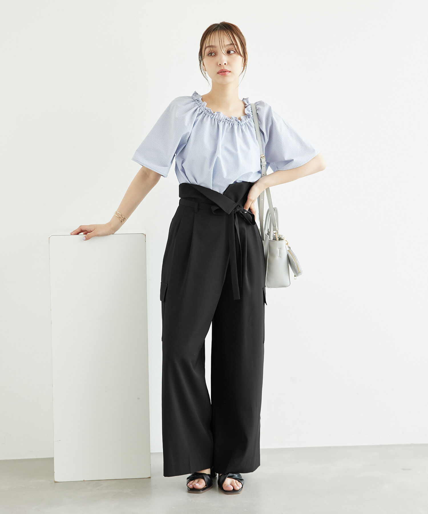 Rope&rsquo;Picnic「アシンメトリータックパンツ」|その他|