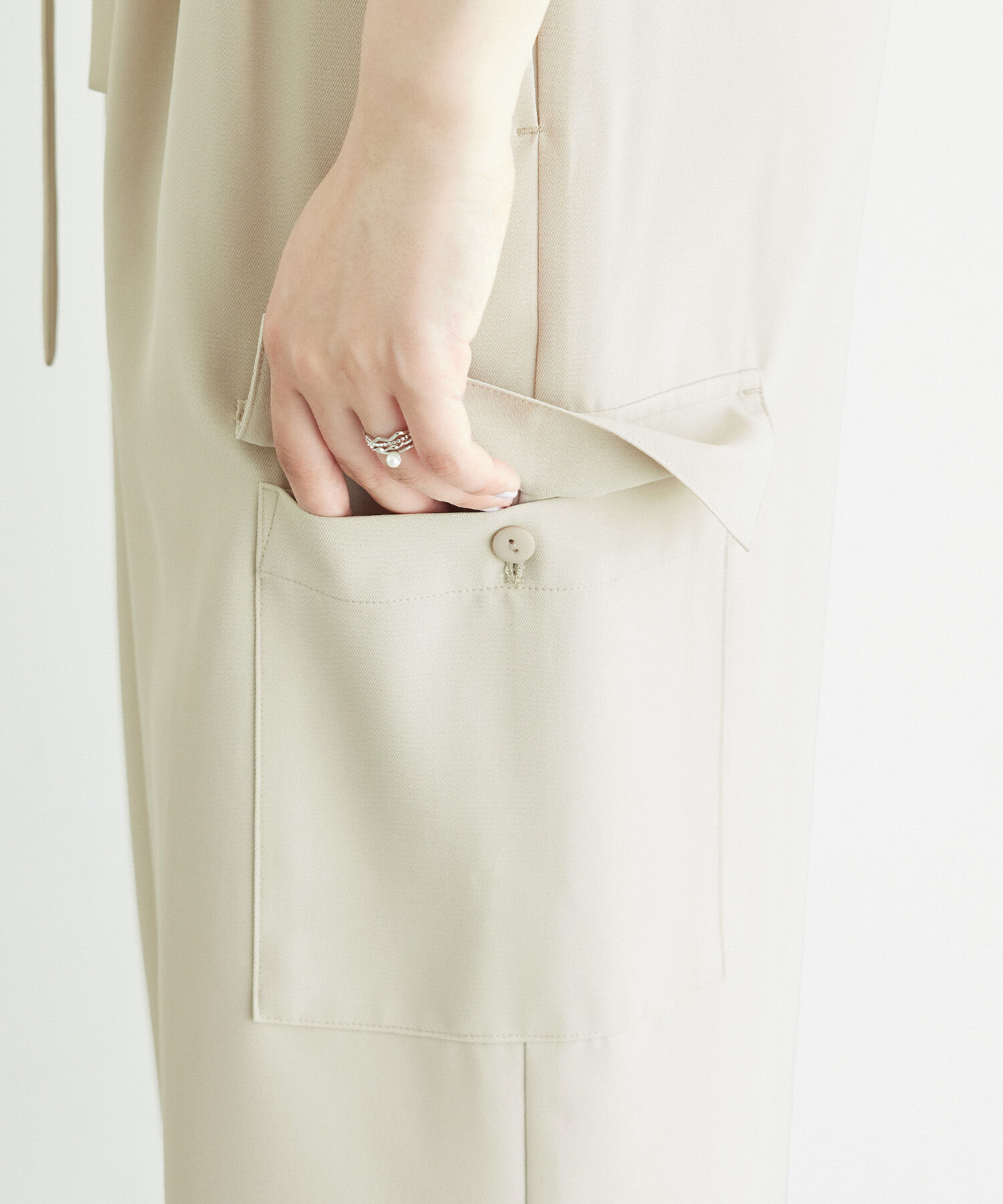 Rope&rsquo;Picnic「アシンメトリータックパンツ」|その他|