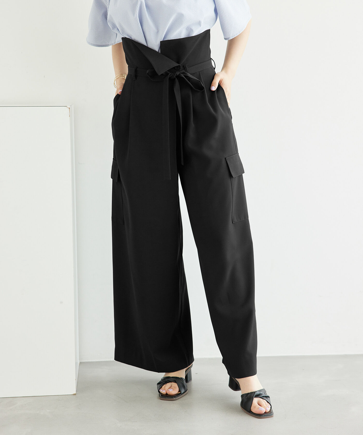 Rope&rsquo;Picnic「アシンメトリータックパンツ」|その他|