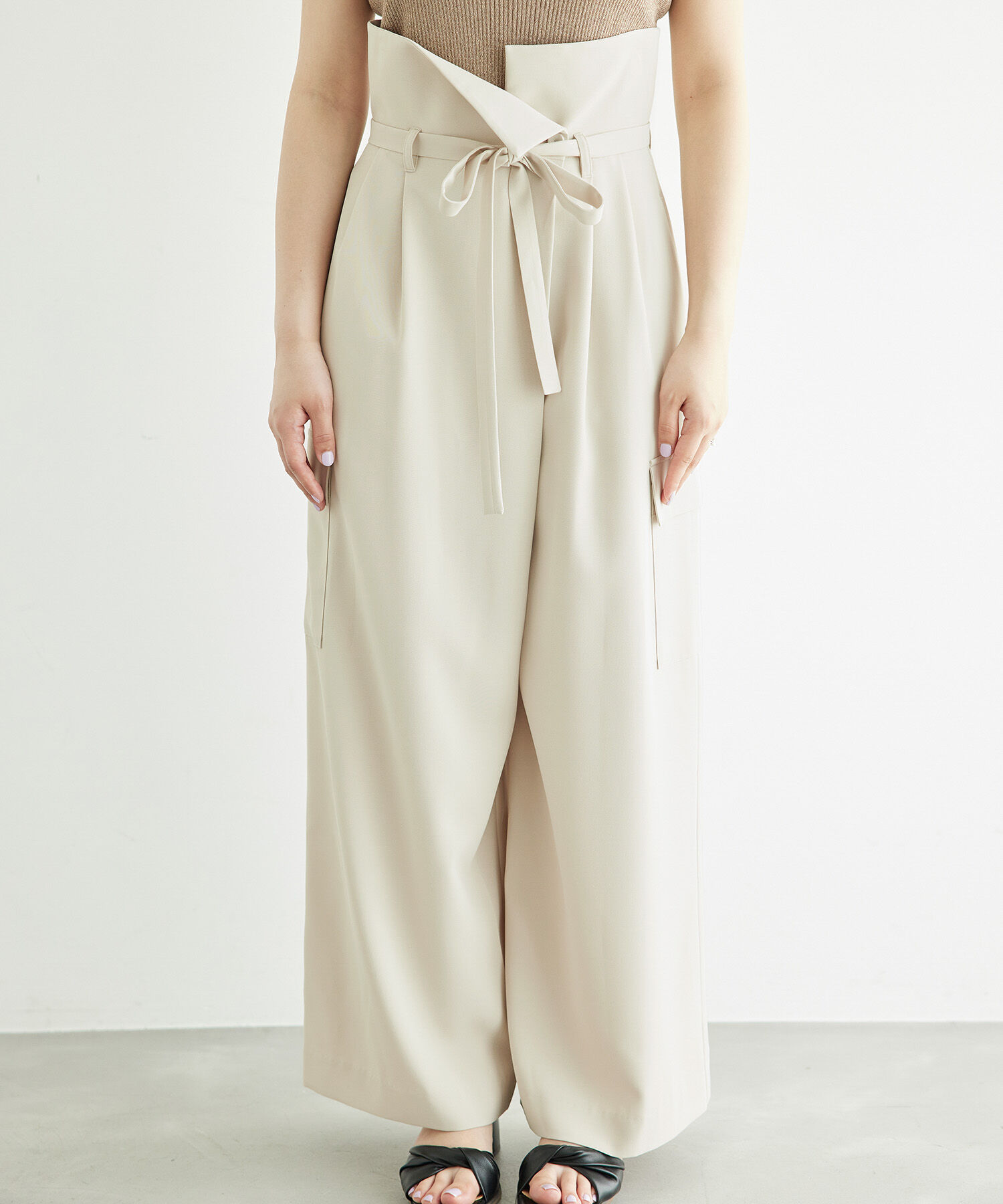 Rope&rsquo;Picnic「アシンメトリータックパンツ」|その他|