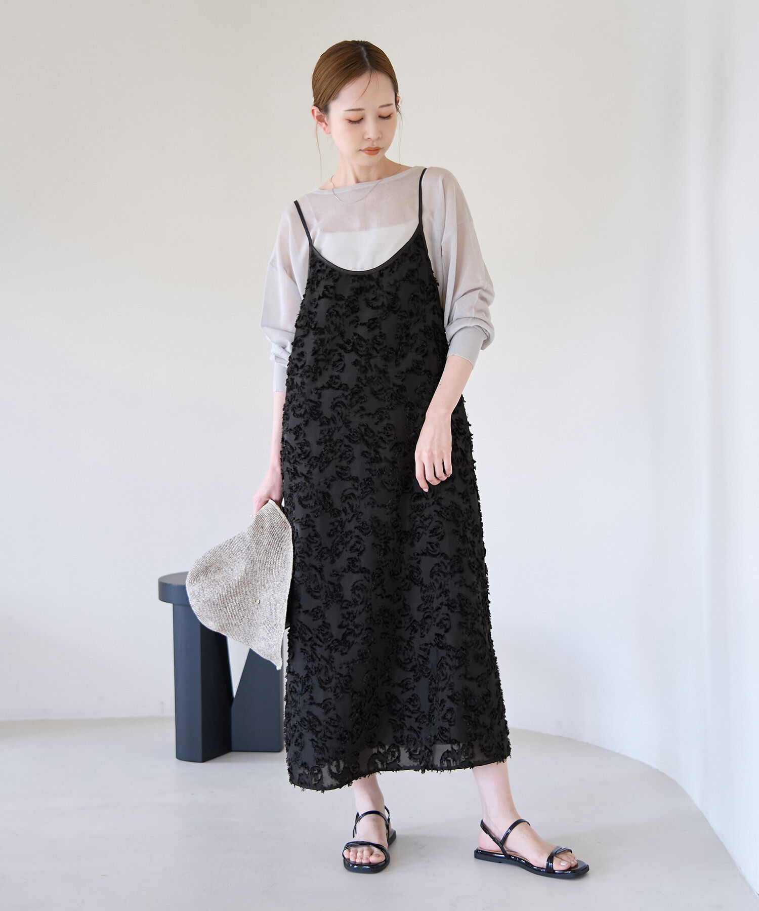 Rope&rsquo;Picnic「ジャガードキャミワンピース」|ワンピース|