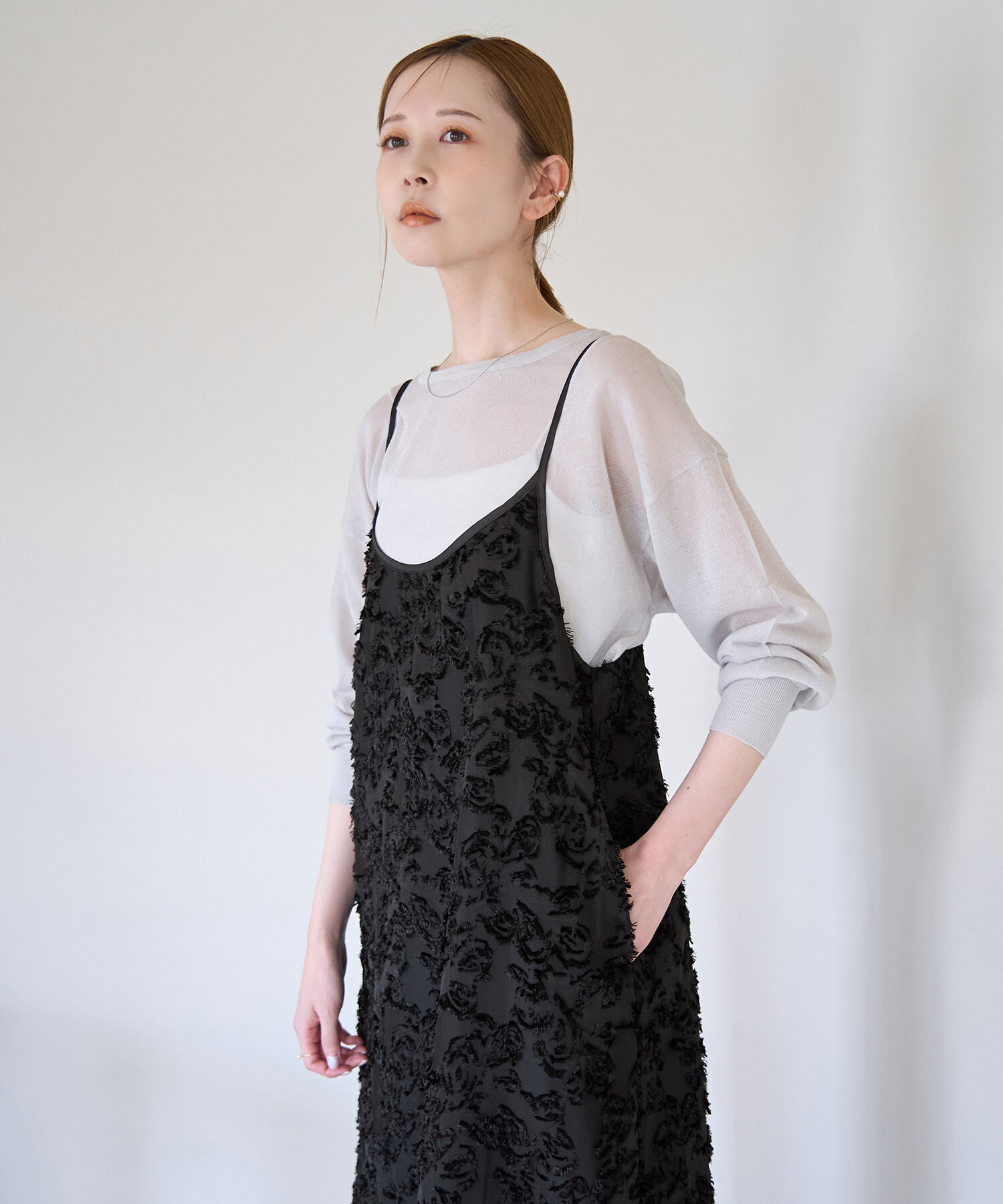 Rope&rsquo;Picnic「ジャガードキャミワンピース」|ワンピース|