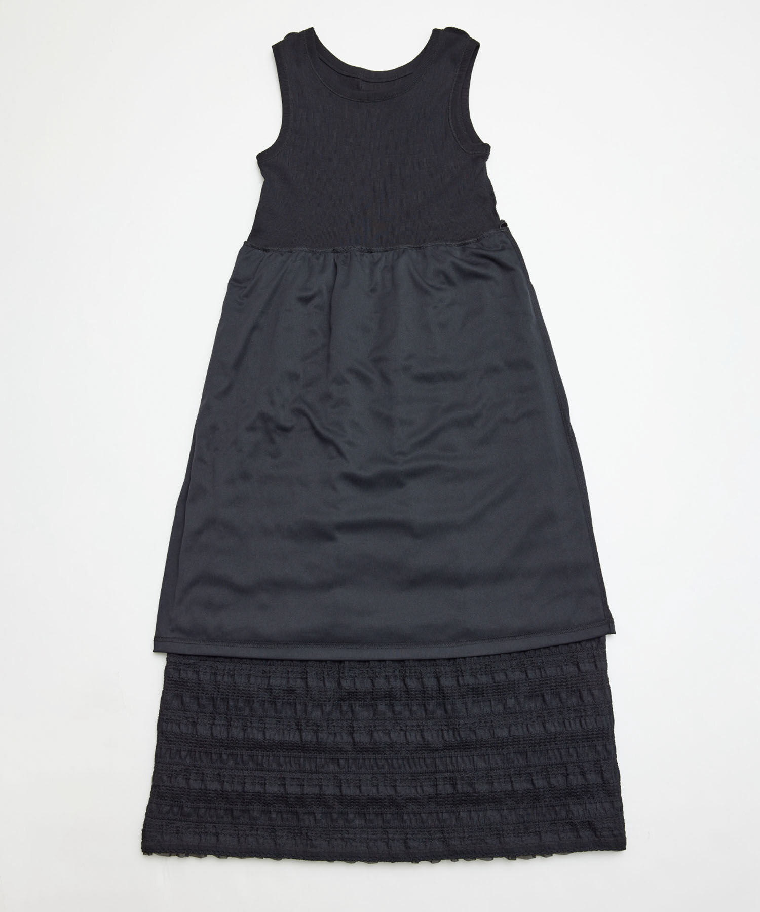 Rope&rsquo;Picnic「フリルティアードノースリーブワンピース」|ワンピース|