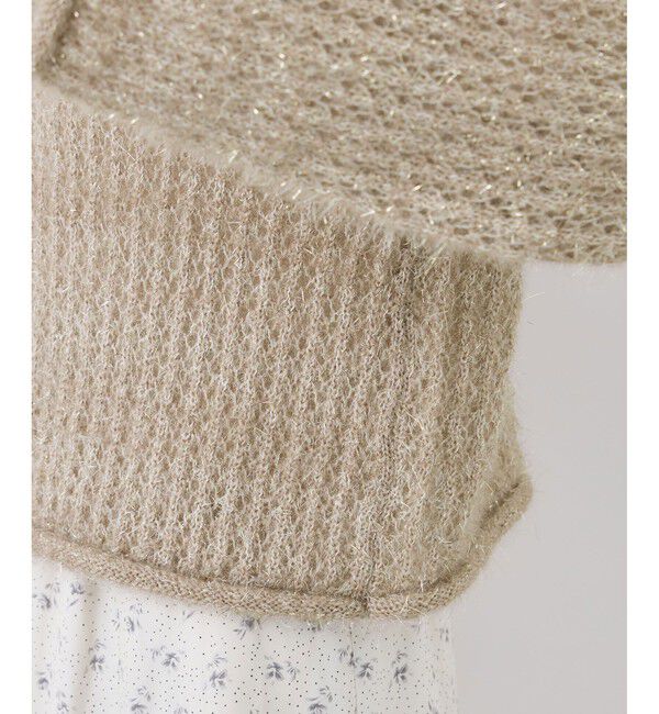 Rope&rsquo;Picnic「【emur/エミュール】フェザーラメメッシュ編みニット」|ニット・セーター|