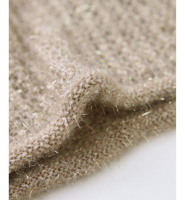 Rope&rsquo;Picnic「【emur/エミュール】フェザーラメメッシュ編みニット」|ニット・セーター|