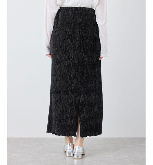 Rope&rsquo;Picnic「ベロアプリーツタイトロングスカート」|スカート|