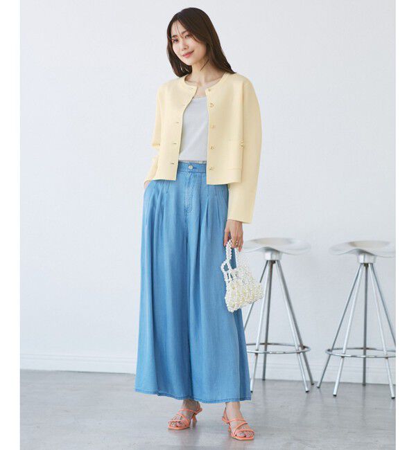 Rope&rsquo;Picnic「ミラノリブ金ボタンニットカーディガン」|カーディガン|