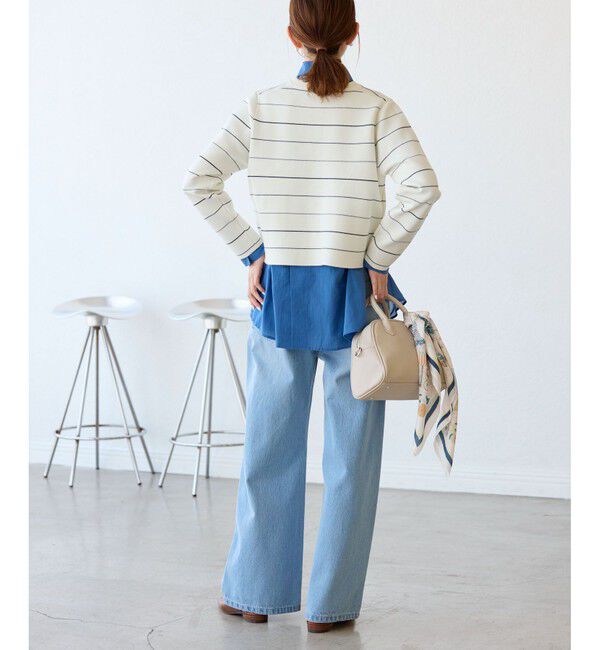 Rope&rsquo;Picnic「ミラノリブ金ボタンニットカーディガン」|カーディガン|