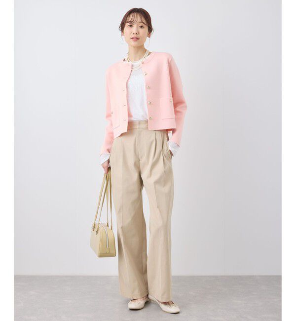 Rope&rsquo;Picnic「ミラノリブ金ボタンニットカーディガン」|カーディガン|