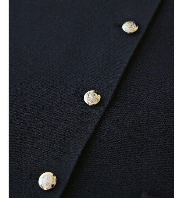 Rope&rsquo;Picnic「ミラノリブ金ボタンニットカーディガン」|カーディガン|