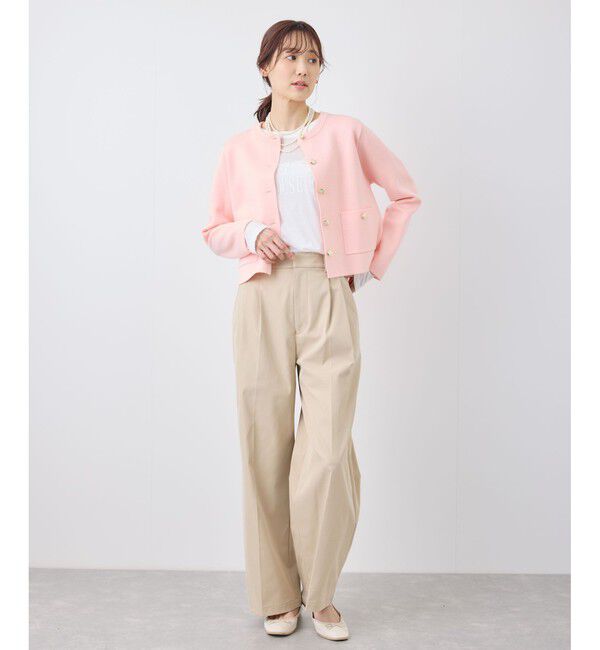 Rope&rsquo;Picnic「ミラノリブ金ボタンニットカーディガン」|カーディガン|