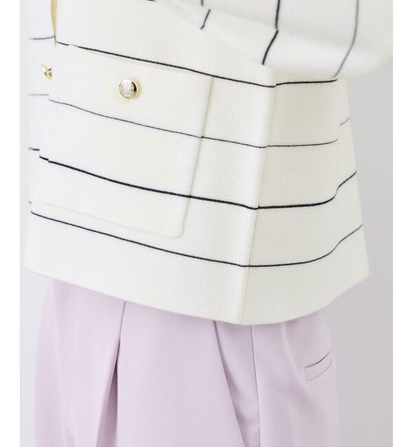 Rope&rsquo;Picnic「ミラノリブ金ボタンニットカーディガン」|カーディガン|