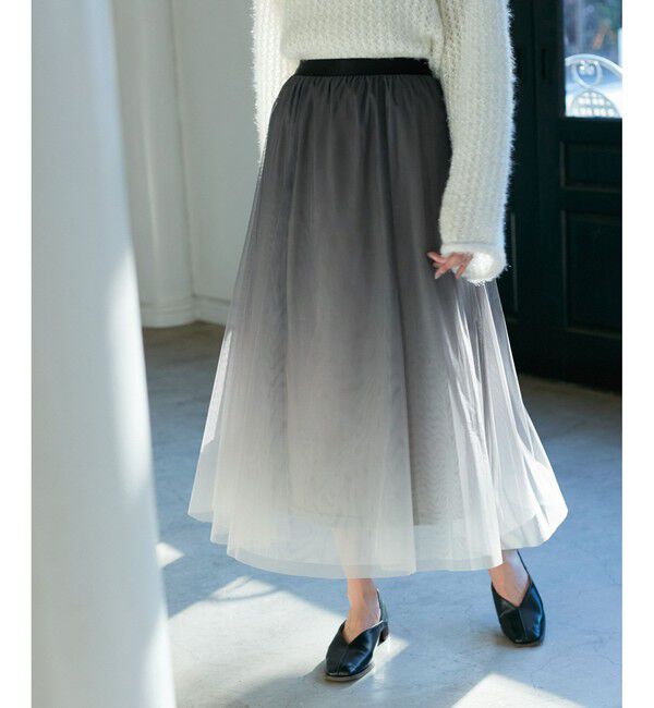 Rope&rsquo;Picnic「【emur/エミュール】グラデーションスカート」|スカート|