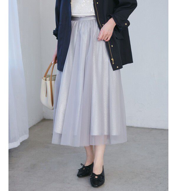 ROPE PICNIC PASSAGE「リボンギャザーミドルヒールパンプス」|パンプス|