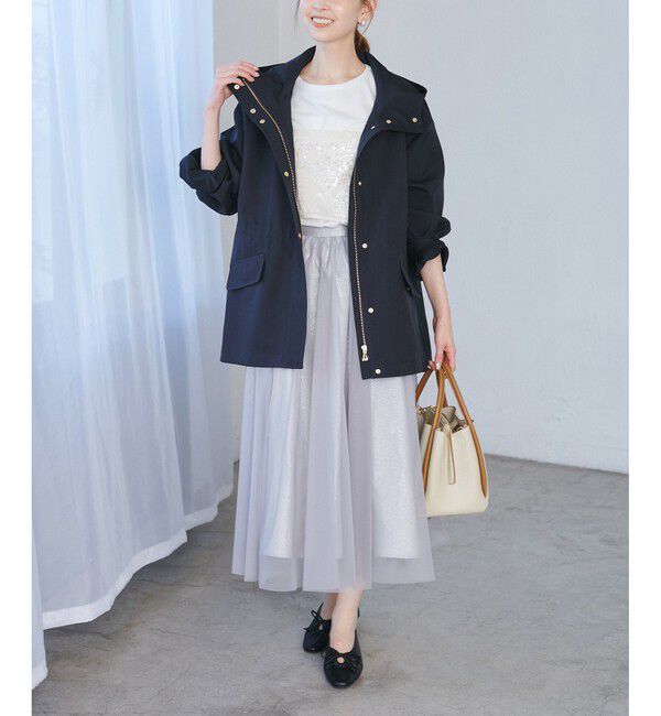 ROPE PICNIC PASSAGE「リボンギャザーミドルヒールパンプス」|パンプス|