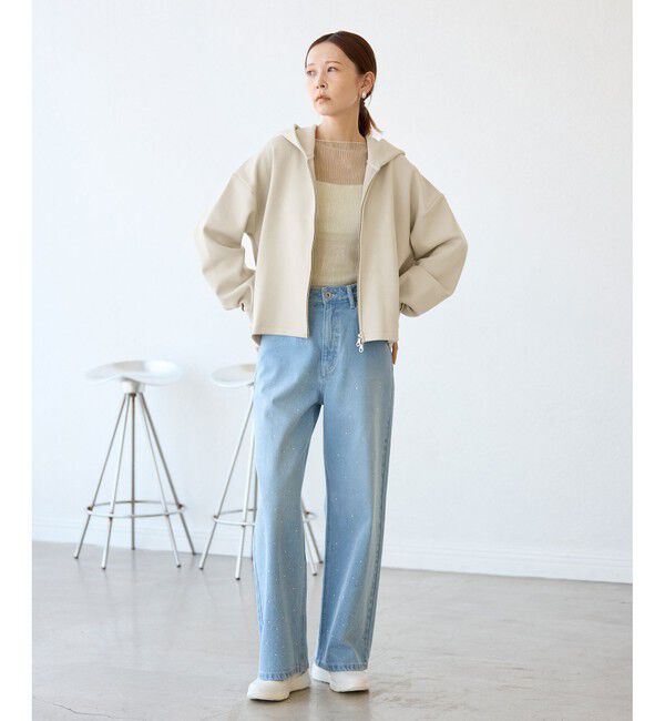 Rope&rsquo;Picnic「近赤外線防止/ダンボールWジップフーディー」|パーカー|