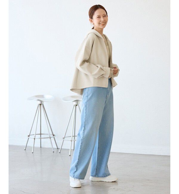 Rope&rsquo;Picnic「近赤外線防止/ダンボールWジップフーディー」|パーカー|