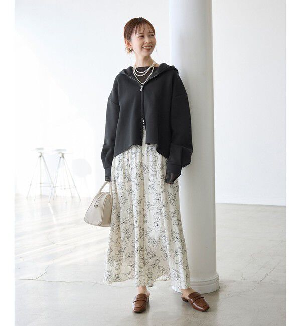 Rope&rsquo;Picnic「近赤外線防止/ダンボールWジップフーディー」|パーカー|