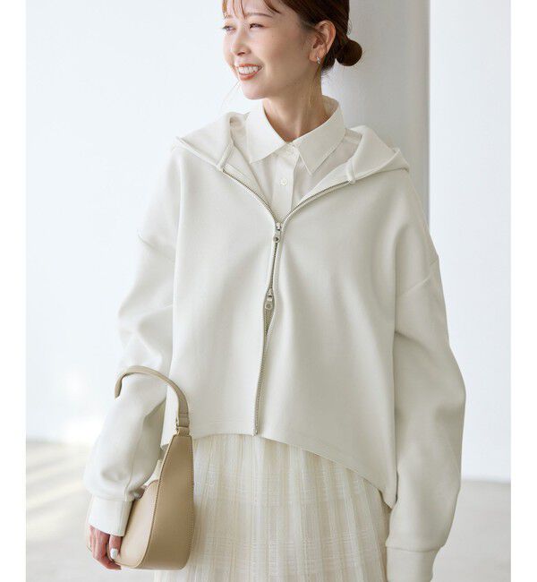 Rope&rsquo;Picnic「近赤外線防止/ダンボールWジップフーディー」|パーカー|