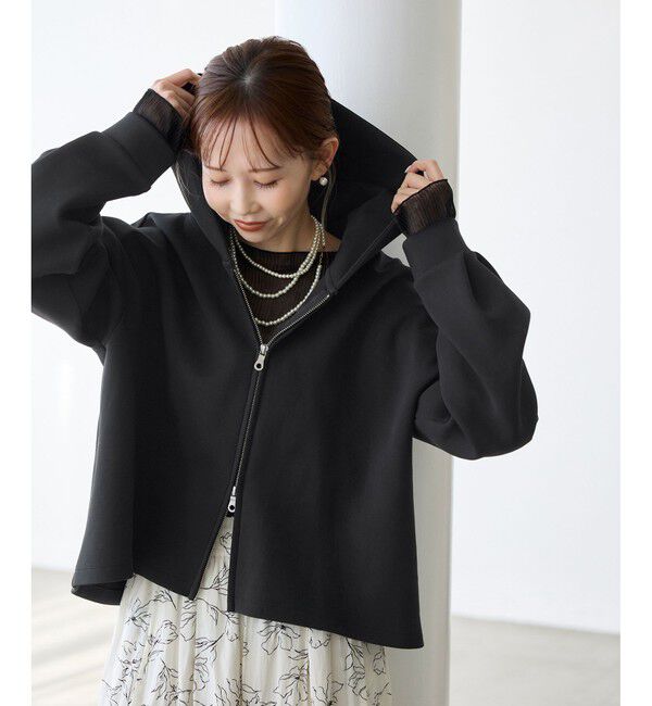 Rope&rsquo;Picnic「近赤外線防止/ダンボールWジップフーディー」|パーカー|