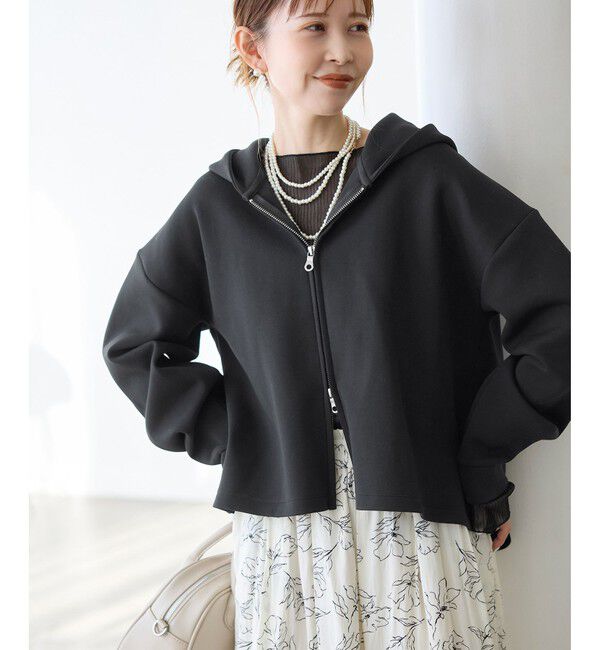 Rope&rsquo;Picnic「近赤外線防止/ダンボールWジップフーディー」|パーカー|