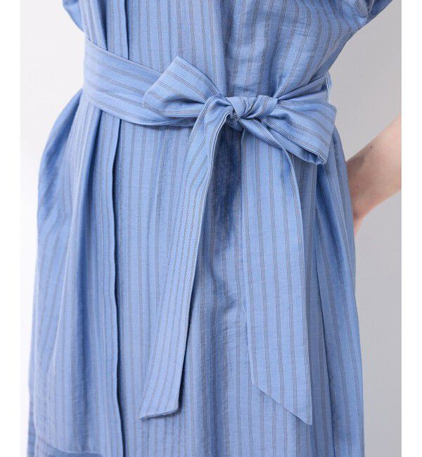 Rope&rsquo;Picnic「emurシアードビーストライプシャツワンピ」|ワンピース|