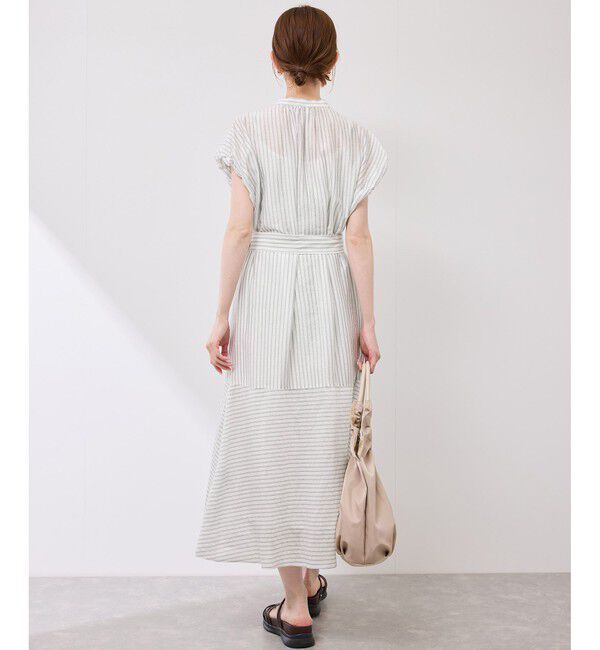 Rope&rsquo;Picnic「emurシアードビーストライプシャツワンピ」|ワンピース|