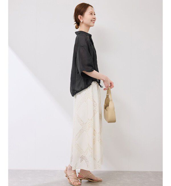 Rope&rsquo;Picnic「【emur/エミュール】シアーリネンタンブラーシャツ」|シャツ・ブラウス|