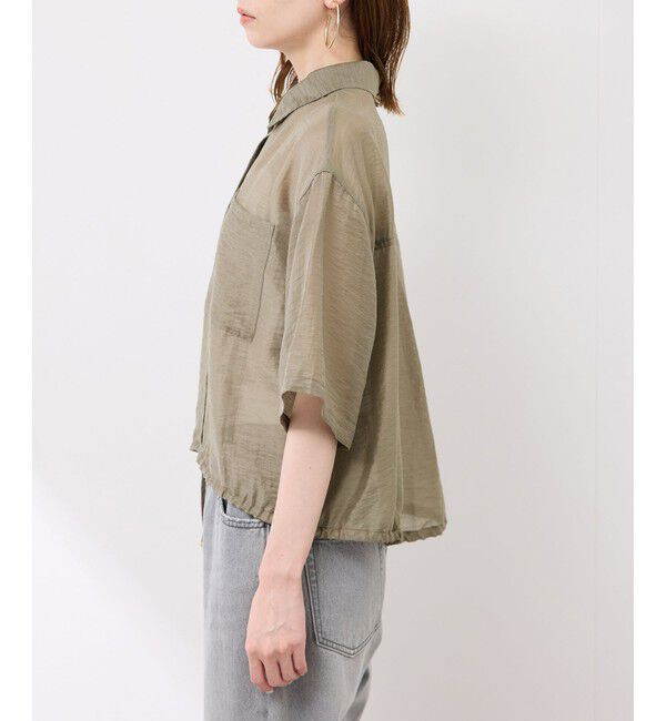 Rope&rsquo;Picnic「【emur/エミュール】シアーリネンタンブラーシャツ」|シャツ・ブラウス|