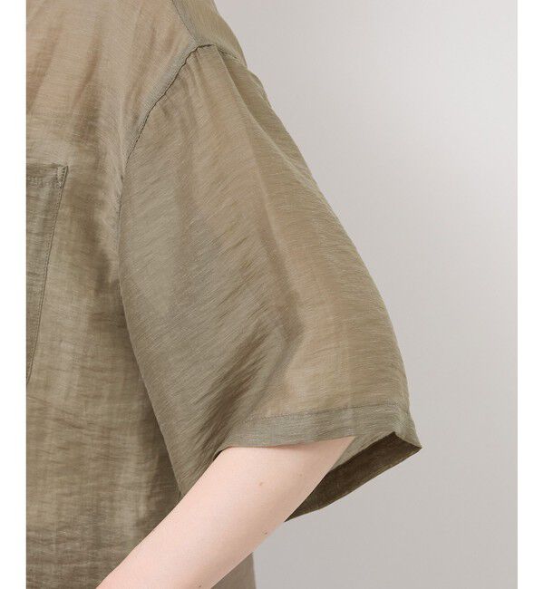 Rope&rsquo;Picnic「【emur/エミュール】シアーリネンタンブラーシャツ」|シャツ・ブラウス|