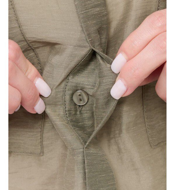 Rope&rsquo;Picnic「【emur/エミュール】シアーリネンタンブラーシャツ」|シャツ・ブラウス|