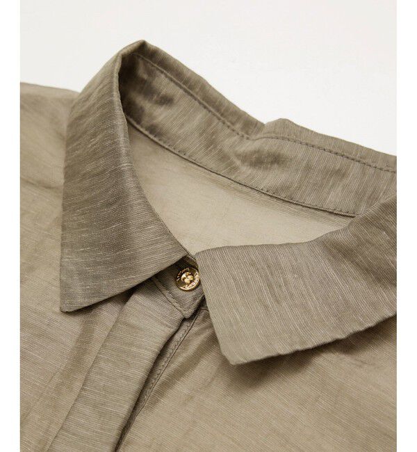 Rope&rsquo;Picnic「【emur/エミュール】シアーリネンタンブラーシャツ」|シャツ・ブラウス|