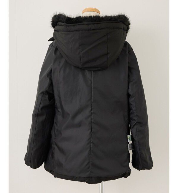 Rope&rsquo;Picnic「【GREEN DOWN/グリーンダウン】ファー付きダウンミドル丈コート/リンクコーデ」|ダウン|