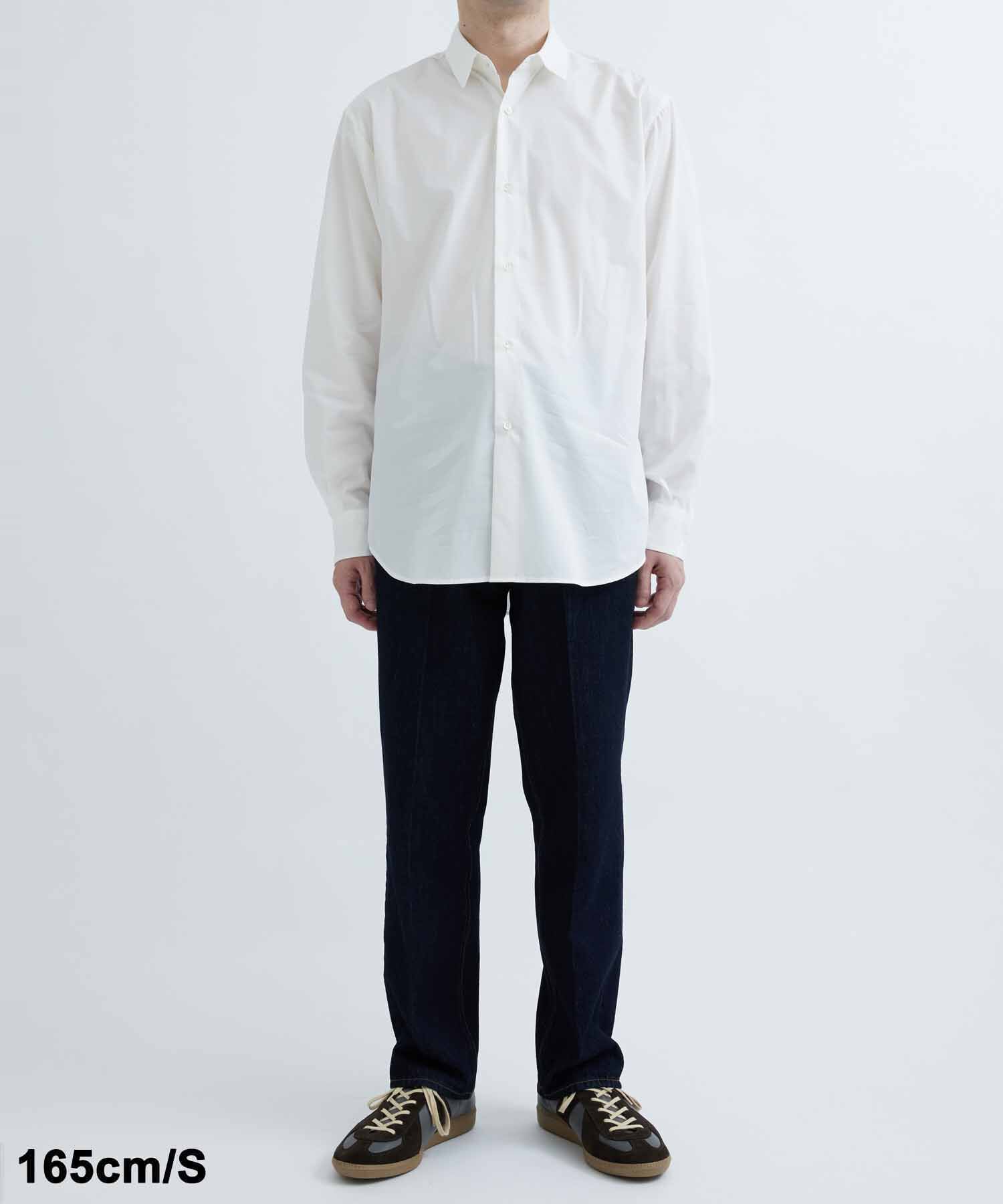 ADAM ET ROPE'「【コットンUSA】デニム センタークリース スラックス/サステナブル/セットアップ対応」|デニム|