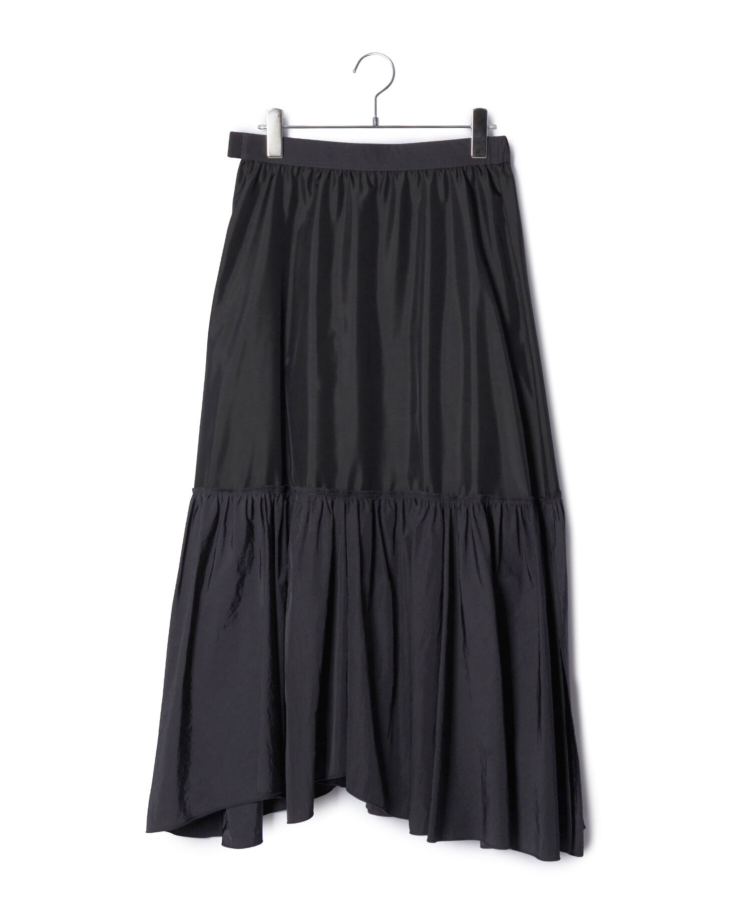 ADAM ET ROPE'「【サステナブル】アシンメトリーティアードスカート」|スカート|