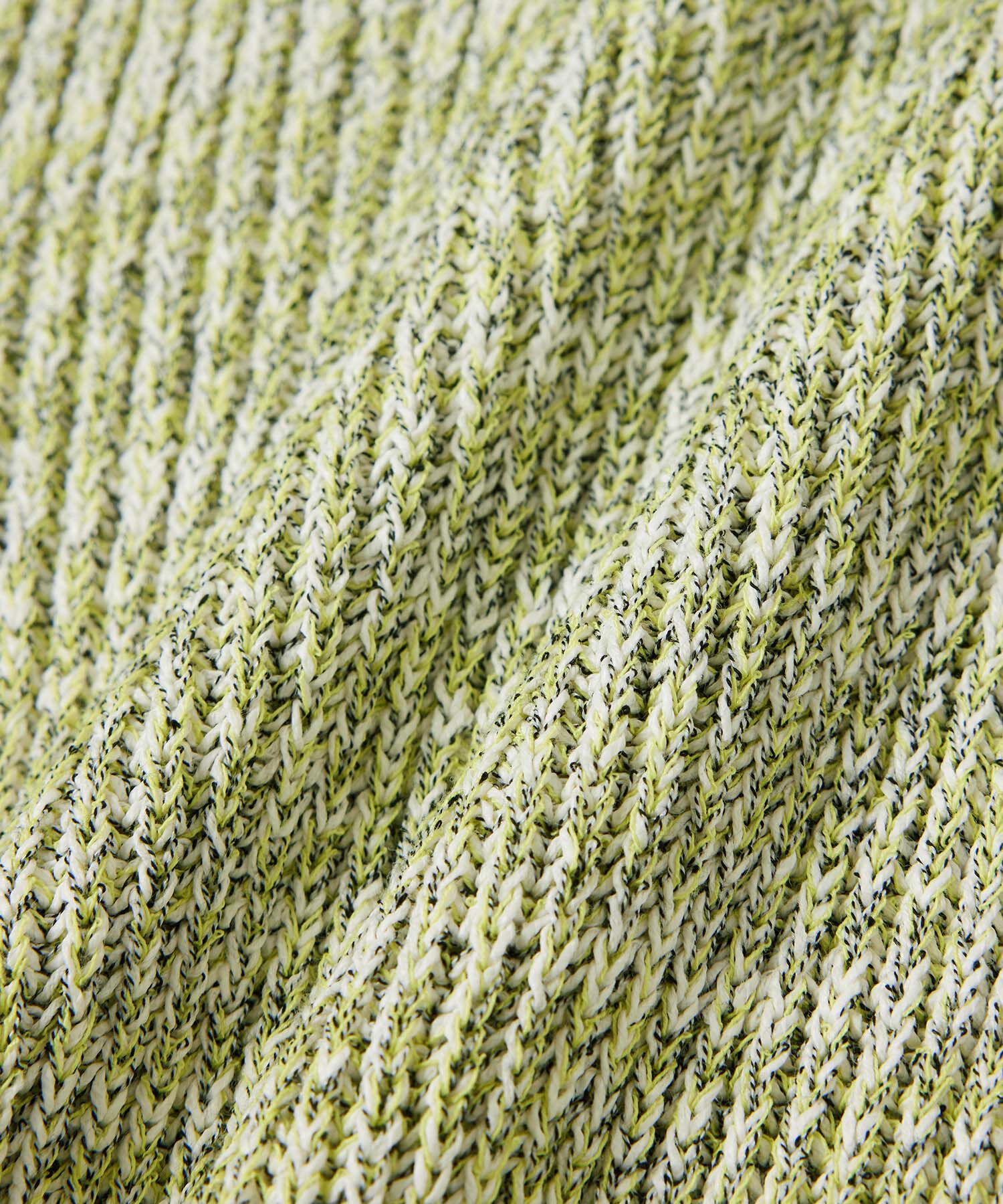 ADAM ET ROPE'「【サステナブル・洗える】ペーパーヤーンミックスニットベスト」|ベスト・ジレ|