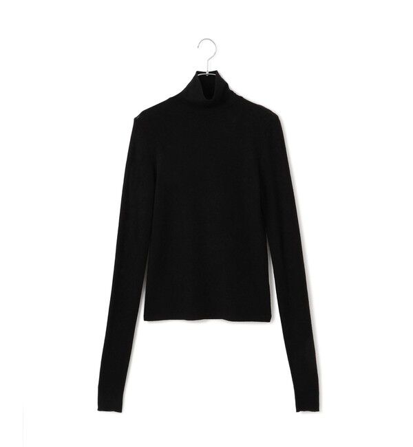 ADAM ET ROPE'「ウォッシャブルウールタートルネックカットオフプルオーバー」|Tシャツ・カットソー|