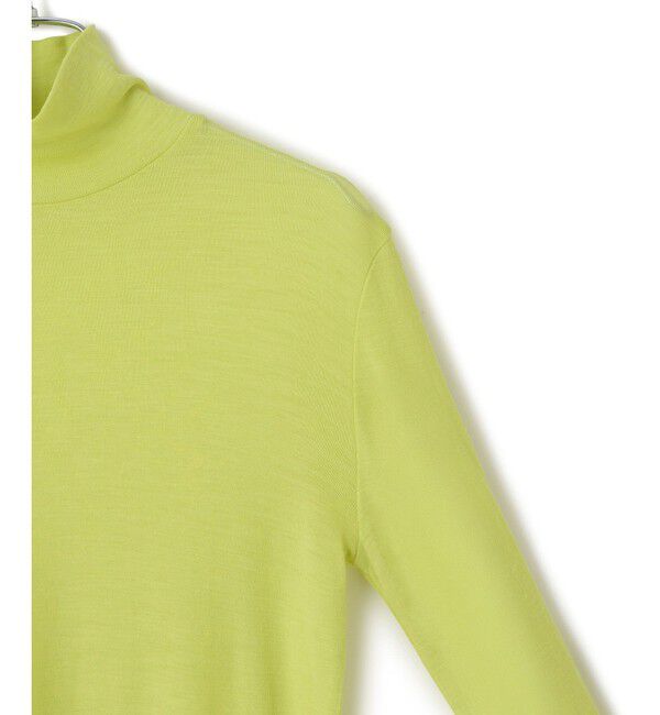 ADAM ET ROPE'「ウォッシャブルウールタートルネックカットオフプルオーバー」|Tシャツ・カットソー|